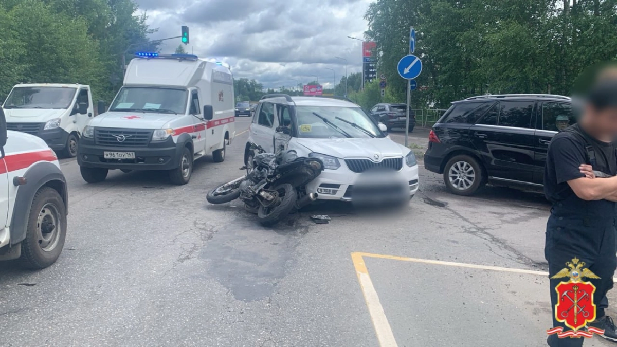 Во Всеволожском районе в аварии погиб мотоциклист - tvspb.ru