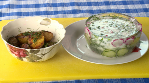 Окрошка в ледяной плошке. Самое популярное летнее блюдо от шеф-повара Сергея Кулакова