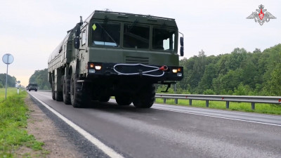 Минобороны показало кадры отработки ядерных испытаний с «Искандером»