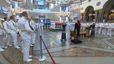В Никольском Морском соборе Кронштадта прошёл молебен во славу русского воинства