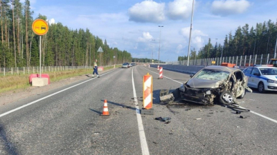 В ДТП на трассе «Скандинавия» пострадали двое детей и трое взрослых