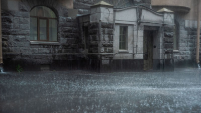 В Петербурге объявили «желтый» уровень погодной опасности из-за дождей и ливней