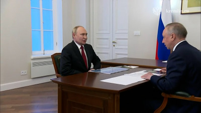 Президент Владимир Путин провёл встречу с губернатором Санкт-Петербурга Александром Бегловым