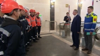 Губернатор Санкт-Петербурга Александр Беглов посетил станцию «Чернышевская» после завершения работ по реконструкции