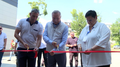 Губернатор Санкт-Петербурга Александр Беглов посетил открытие обновленного здания Пенсионного фонда в Мариуполе