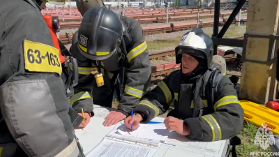 Петербургские спасатели вышли в финал Всероссийских соревнований газодымозащитной службы