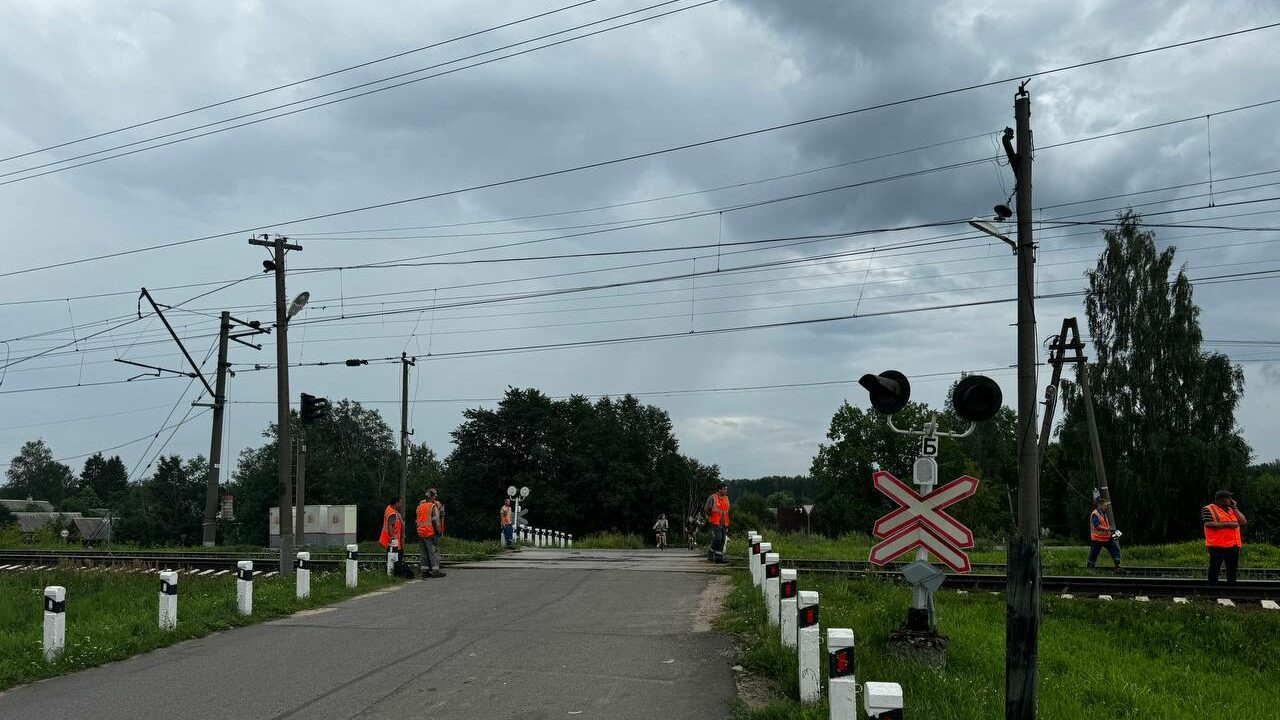 Движение поездов на ОЖД, прерванное из-за ДТП на переезде в Ленобласти, восстановлено