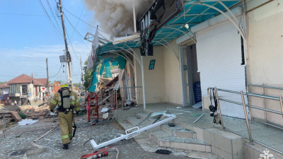 На Кубани взорвался торговый центр: пострадали 14 человек, в сети появилось видео момента взрыва