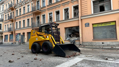 В схему движения транспорта по Большой Зелениной улице внесли изменения в связи с работами в доме, где просели конструкции