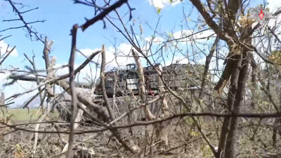 Российские бойцы при освобождении Мемрика в ДНР уничтожили технику ВСУ