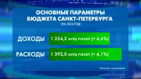 Правительство Петербурга изменило параметры бюджета на 2024-2026-й годы