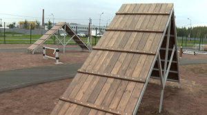 Для дрессировки, игр и даже для фотосессии. Новая площадка для выгула собак в Московском районе