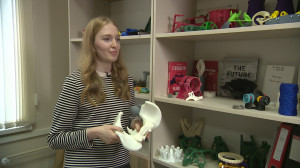 Инженерный спецназ Политехнического университета. Студентка Лилия Нежинская награждена медалью Российской академии наук за модель эндопротеза тазобедренного сустава