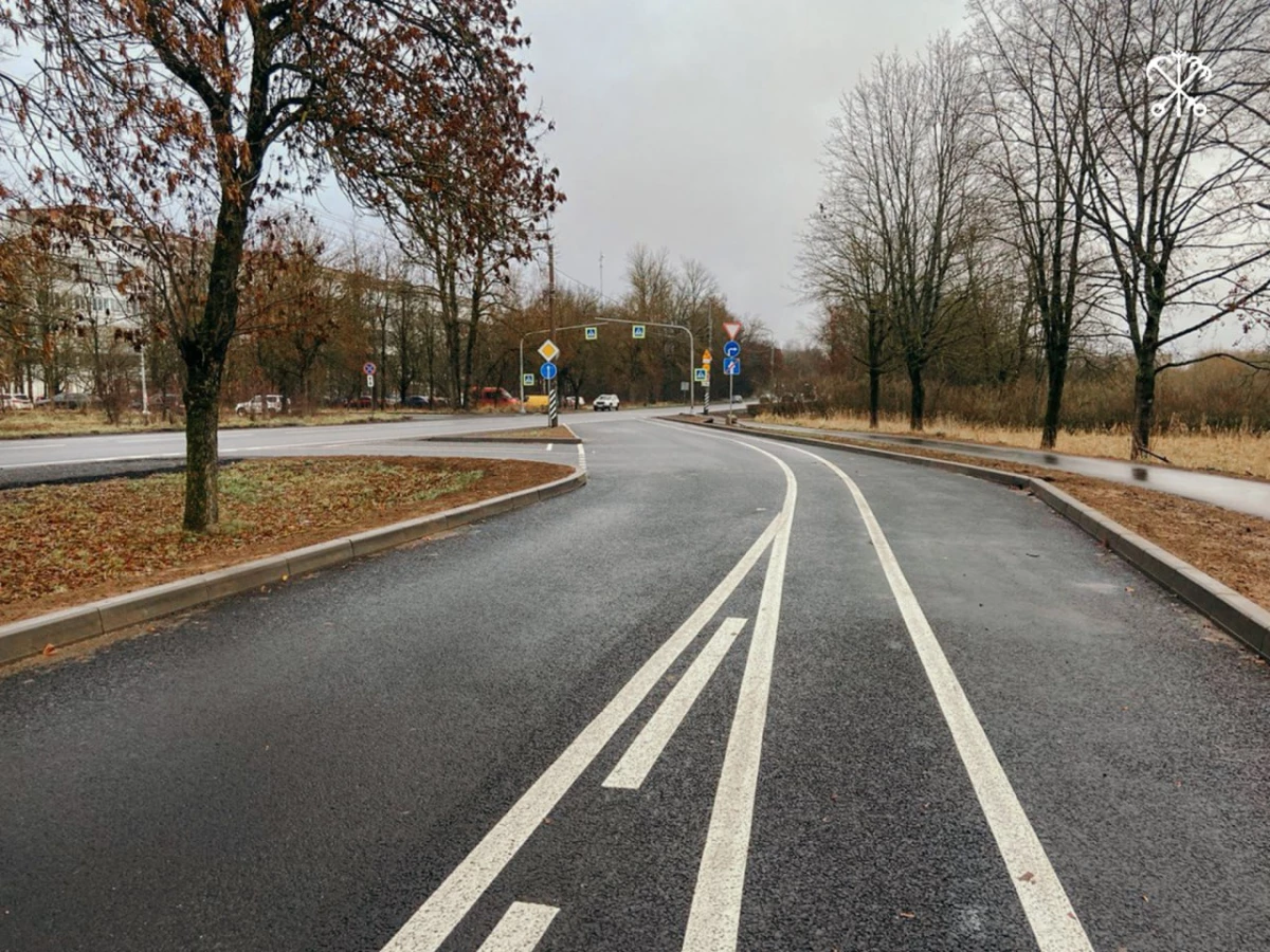 В Красносельском районе завершился ремонт Кингисеппского шоссе - tvspb.ru