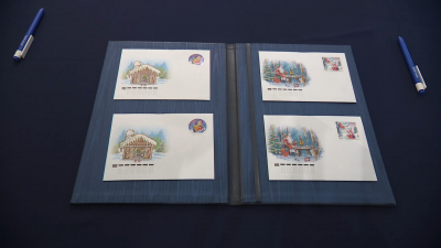 Церемония гашения новогодних почтовых марок прошла в Петропавловской крепости