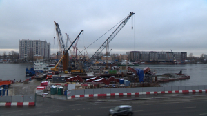 Строительство Большого Смоленского моста