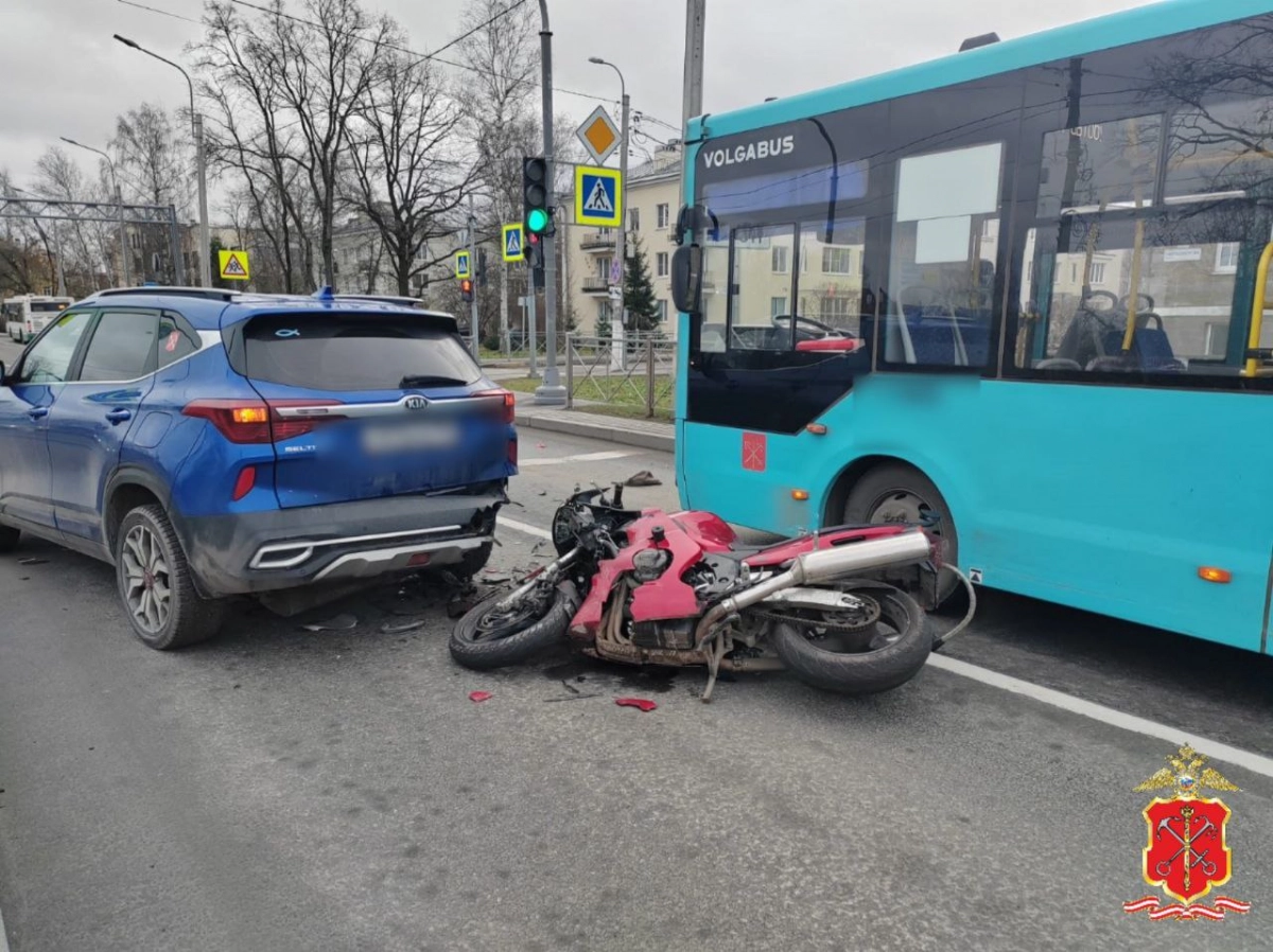 Полиция начала проверку после смертельного ДТП с байком в Стрельне - tvspb.ru