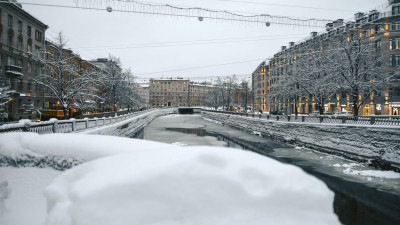 Прошедшая ночь в Петербурге оказалась самой холодной с начала зимы