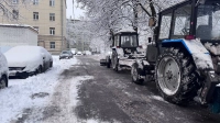 Евгений Разумишкин: Городские службы продолжают убирать снег в круглосуточном режиме