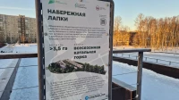 На набережной реки Лапки в Петербурге появились информационные таблички