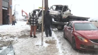 В аварии с эвакуатором на Пискаревском проспекте пострадали трое