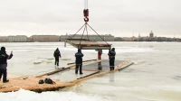 На Заячьем острове идет обустройство главной городской купели