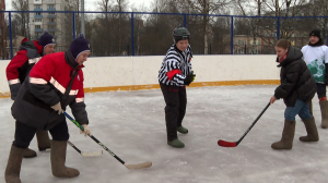 Хоккей в валенках