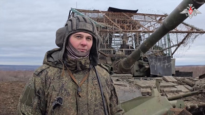 Танкисты, принимавшие участие в освобождении населенного пункта Новоелизаветовка ДНР, рассказали о штурме