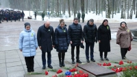 В Выборгском районе Петербурга прошли траурные церемонии, посвященные Дню освобождения Ленинграда от блокады