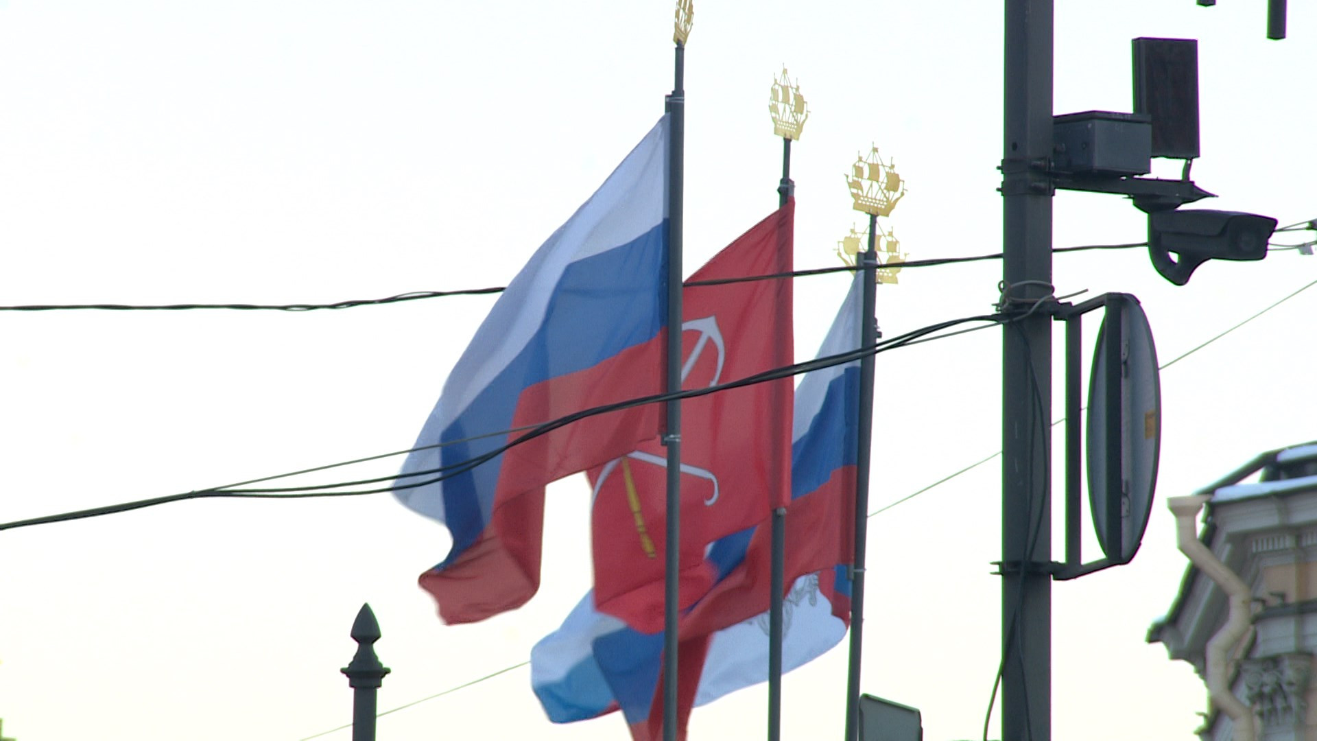 Петербург украсили флаги России и родов войск | Телеканал Санкт-Петербург