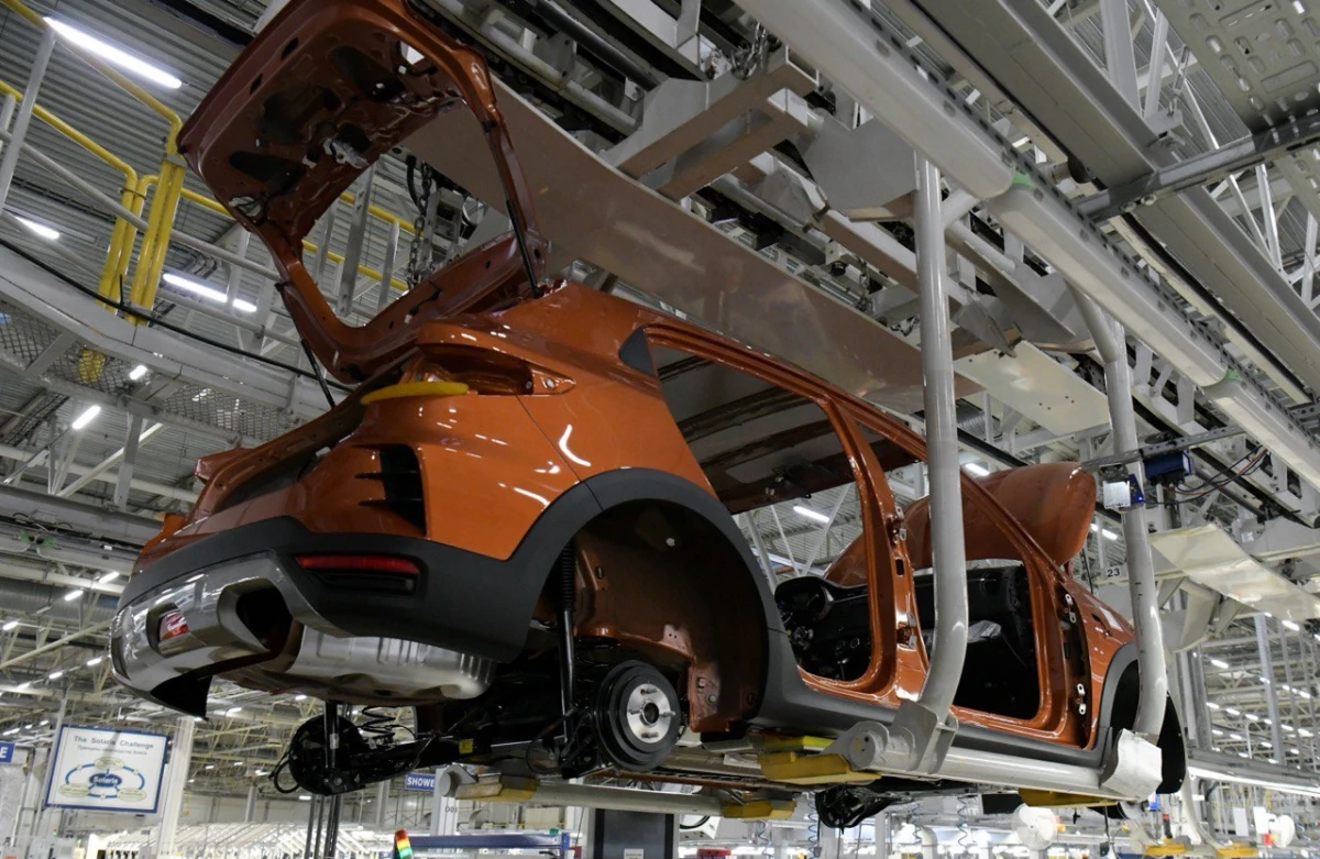 «Автомобильный завод АГР» отметил год с момента запуска российского бренда Solaris - tvspb.ru