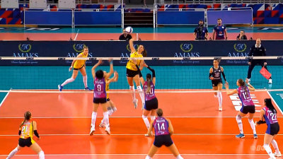 Волейбольная «Ленинградка» на выезде одолела «Енисей» и продолжает погоню за лидером