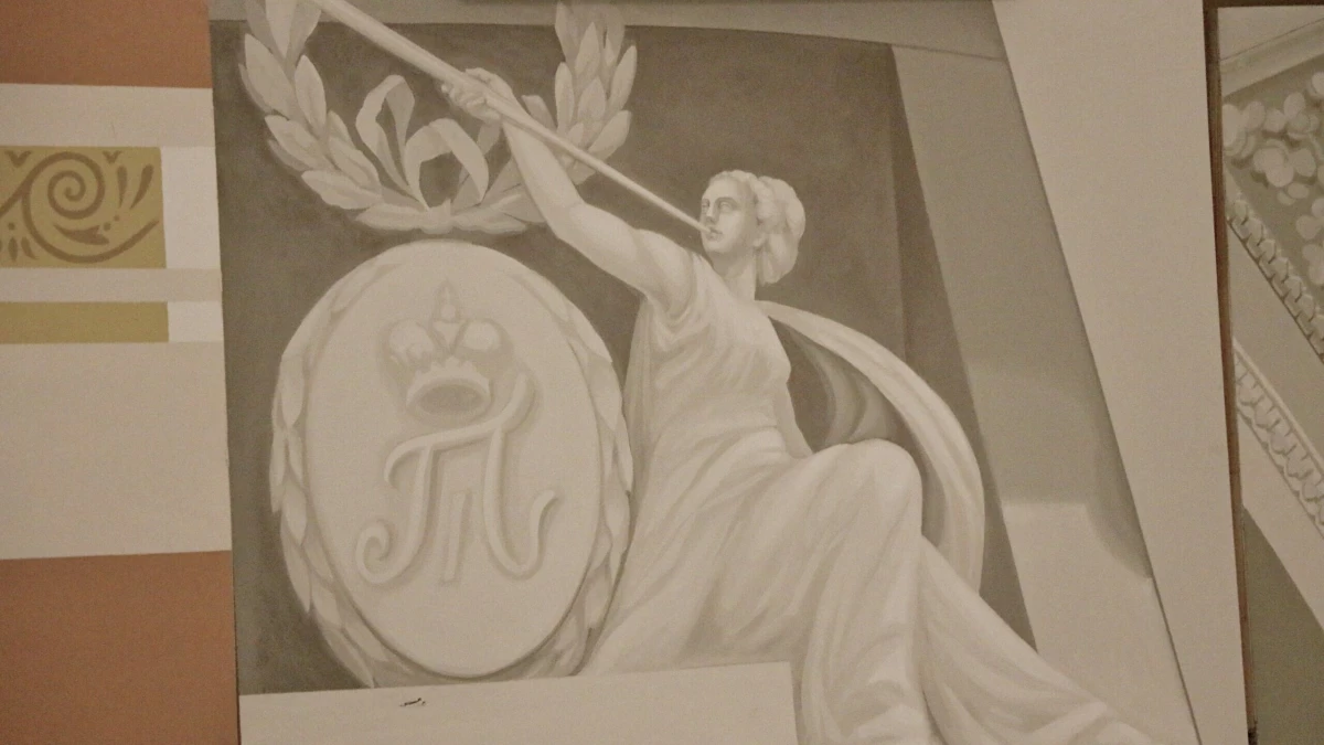 В Музее-заповеднике «Павловск» завершили работу над проектом воссоздания живописного плафона Елизаветина павильона - tvspb.ru