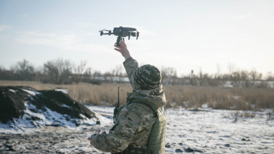 Штурмовики группировки «Запад» провели на полигоне занятия по применению малой беспилотной авиации