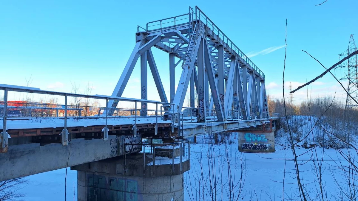 Заброшенный мост через реку Охту перестроят в сквер для прогулок - tvspb.ru