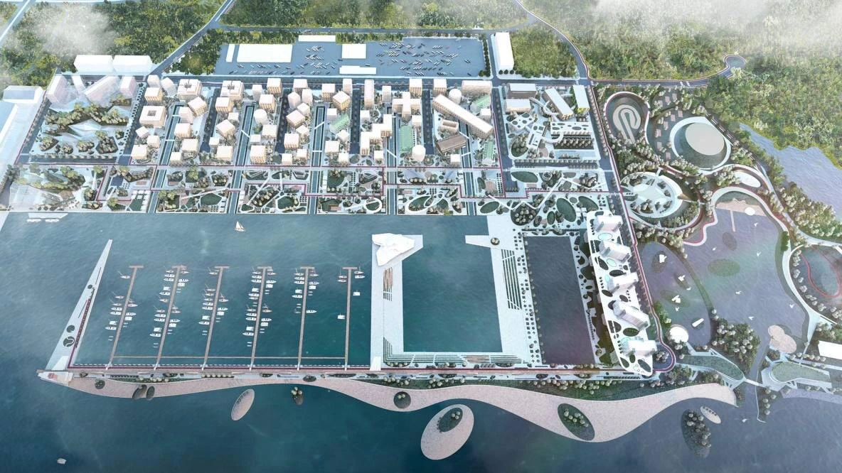Как будет выглядеть круглогодичный курорт «Санкт-Петербург Марина» - tvspb.ru