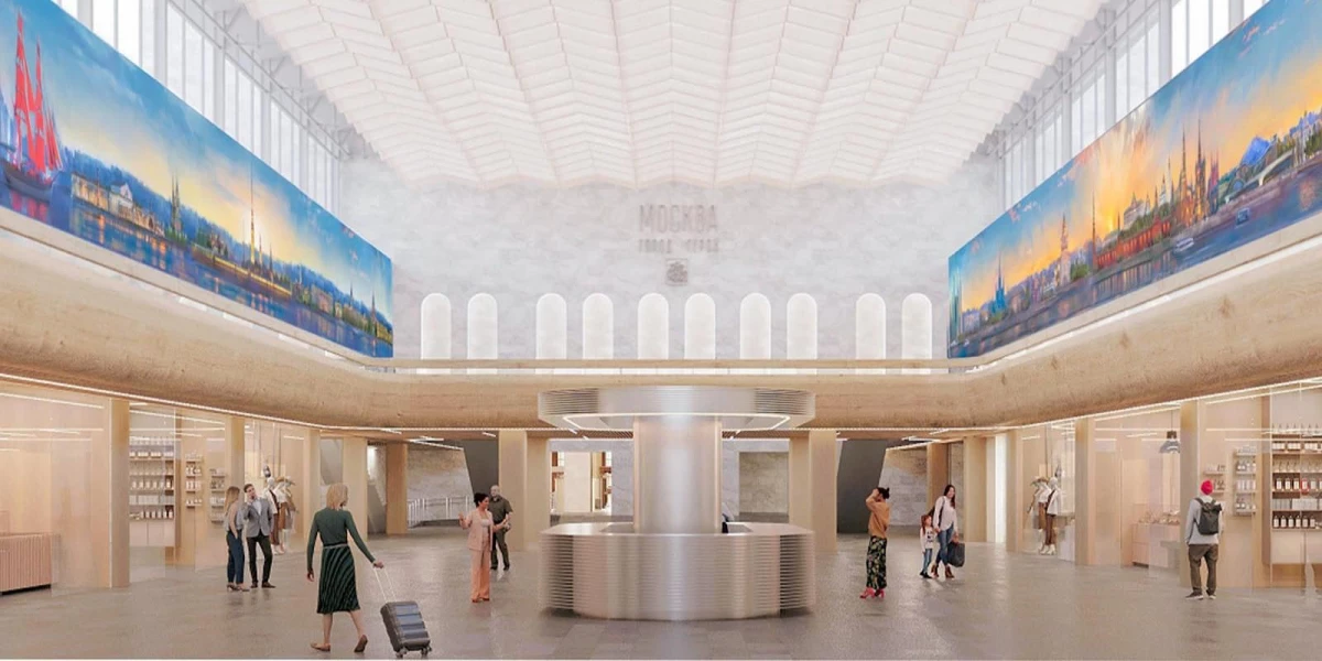 Ленинградский вокзал украсят мозаичные панно с видами Москвы и Петербурга - tvspb.ru