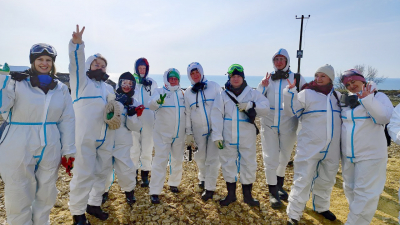 Александр Беглов: Петербургские эковолонтеры завершили на берегу Чёрного моря первую вахту по ликвидации последствий разлива нефтепродуктов