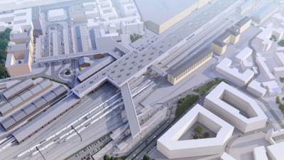 Петербург планирует разделить потоки наземного транспорта у нового терминала ВСМ