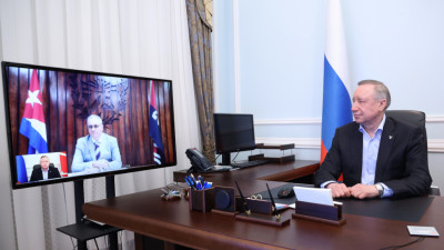 Александр Беглов: Побратимские связи с Сантьяго-де-Куба в здравоохранении и образовании выходят на новый уровень
