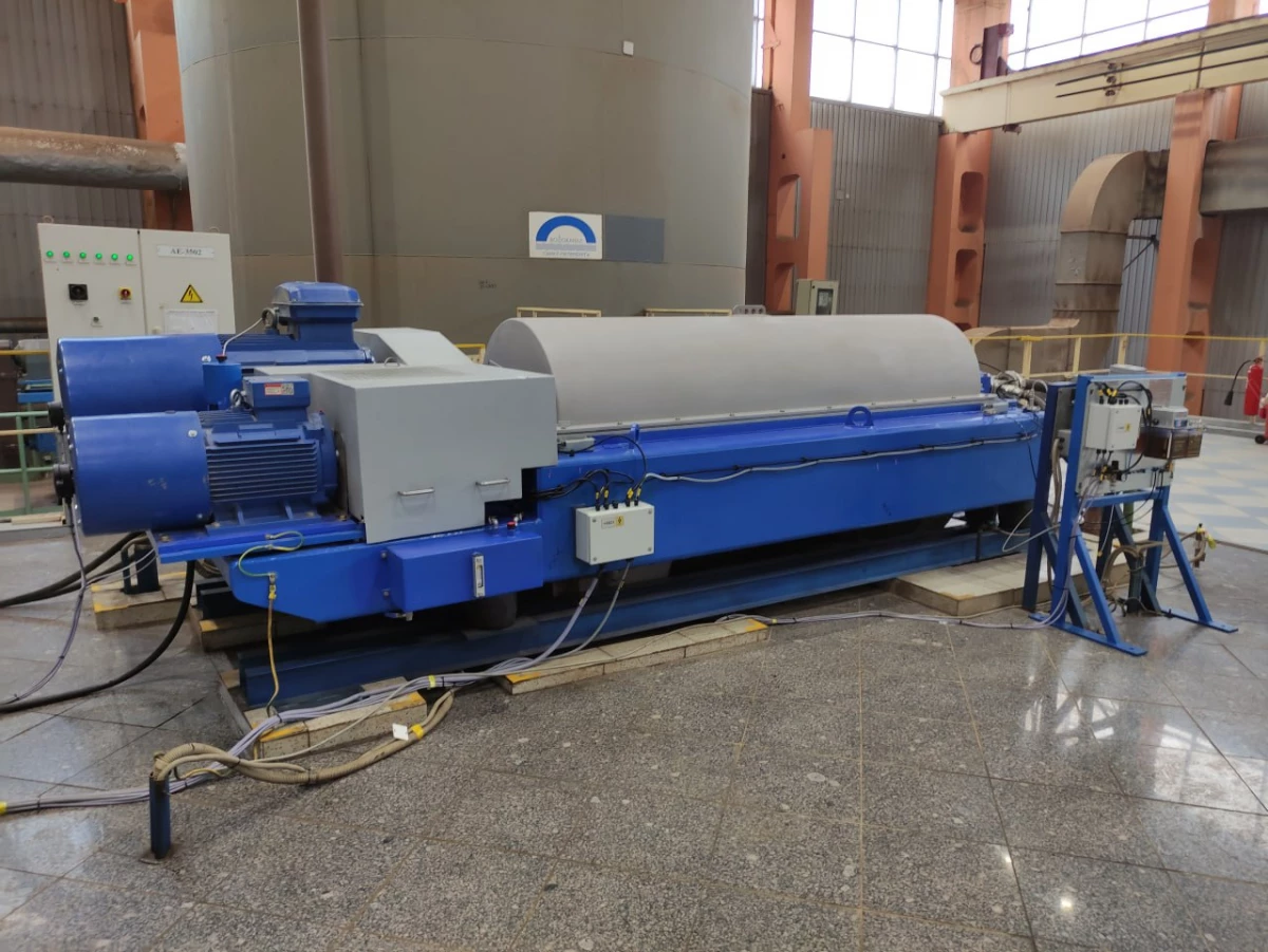 «Водоканал» начал испытания центрифуги, произведенной на Обуховском заводе - tvspb.ru