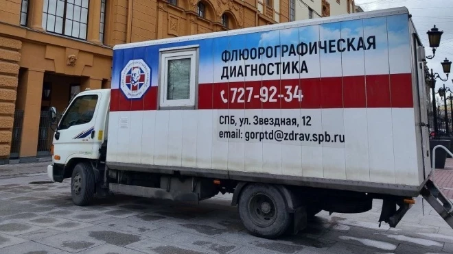 Петербуржцы смогут сделать флюорографию на улицах города с 24 по 27 марта - tvspb.ru