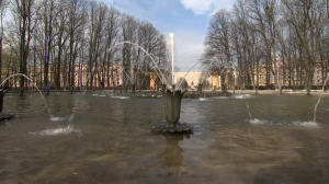 Сезон фонтанов в Петербурге открыт