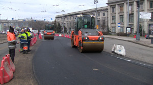 Ремонтные работы на Московском проспекте