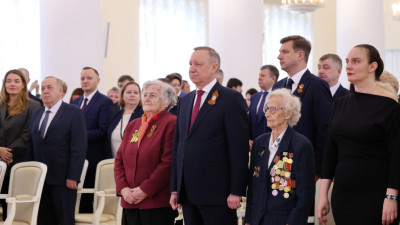 Александр Беглов: Накануне юбилея Великой Победы госнаград удостоены представители Поколения Победителей и их наследники