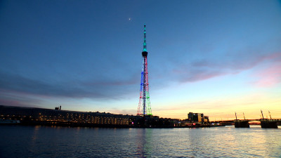 Александр Беглов: Дворцовый мост украсит специальная подсветка в честь Дня единения народов России и Беларуси