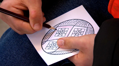 Роспись пасхальных яиц и концерт духовной музыки: воспитанники детдома №1 в Тихоновском храме-ротонде отметили Воскресение Христово