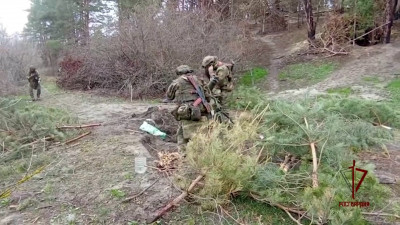 Военнослужащие «стальной» бригады Росгвардии уничтожили позиции противника в Харьковской области