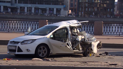 Полиция возбудила уголовное дело после смерти участника ДТП на Ушаковской набережной