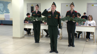 Молодежные почетные караулы города готовятся принять участие в праздновании юбилея Победы